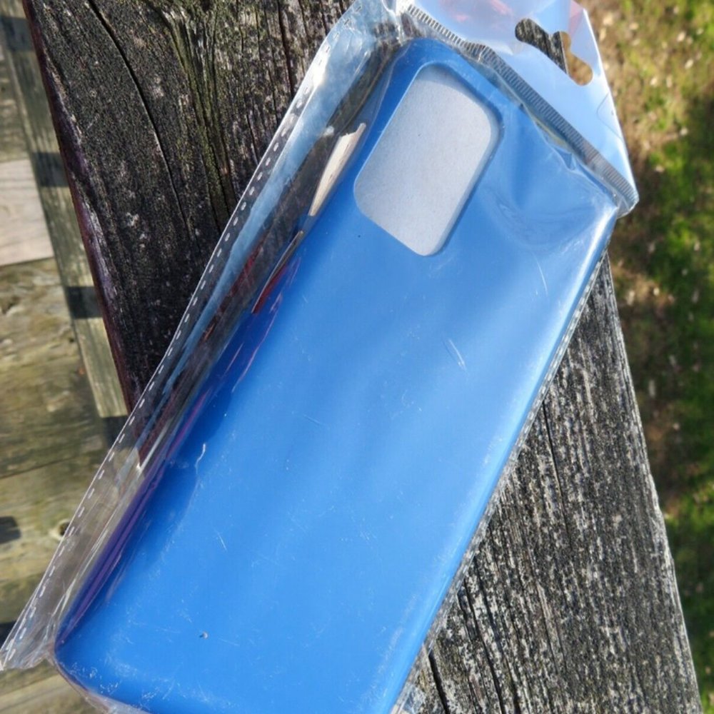 Samsung Galaxy A03s 2022 Blue Plastic Case Phone Cover - New in Package